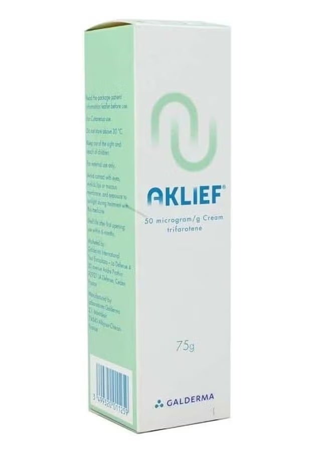 AKLIEF CREAM 50MCG/G 75G  to treat acne